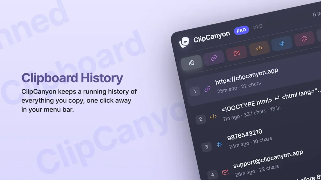 Clipboard Manager for Mac