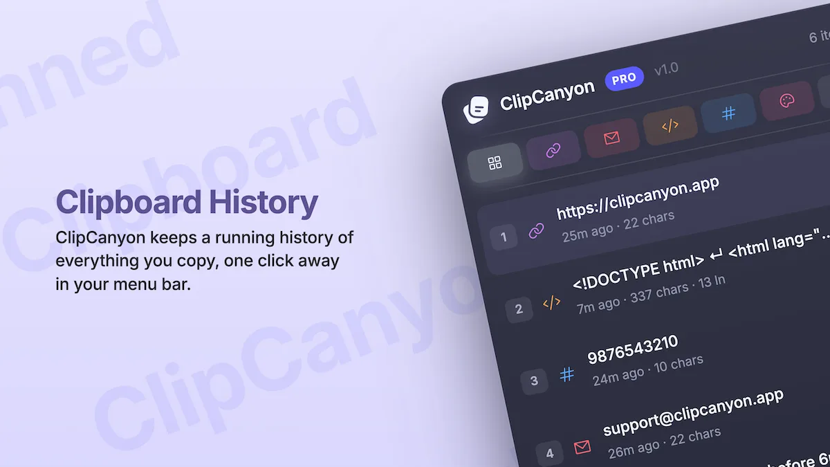 Clipboard Manager for Mac